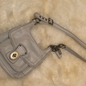 Coach | White Leather | Large Crossbody